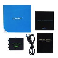 CSRET Full HD 3 RCA CVBS Composite AV to HDMI Converter Adapter Upscaler 1080P with USB Charging Cable, Supporting... N5