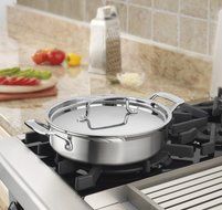 Cuisinart MCP55-30N MultiClad Pro Stainless 5-1/2-Quart Casserole with Cover N4