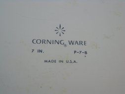 Vintage Corningware Blue Cornflower 7 inch Casserole RARE N3