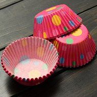 100pcs Muffin Paper Bake Cups Cupcake Baking Cake Mould shopping N4