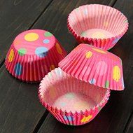 100pcs Muffin Paper Bake Cups Cupcake Baking Cake Mould shopping N5