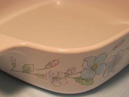 Vintage Corningware Pastel Bouquet 1 Qt Casserole dish with Lid A-1-B N2