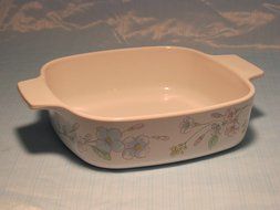 Vintage Corningware Pastel Bouquet 1 Qt Casserole dish with Lid A-1-B N3