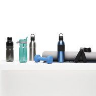 OXO Strive Propel Bottle with Covered Straw, Emerald Green N14