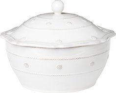 Juliska Berry and Thread Large Round Covered Casserole, White