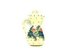 Polish Pottery Magnet - Pitcher - Garden Party