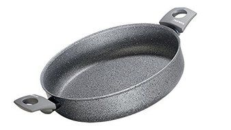 Greystone Non-Stick Aluminum Round Casserole Size: 2.5 Qt