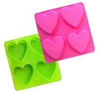 Heart Silicone Fondant Mold Cake Decorating Chocolate Baking Soap Ice Mould Tool