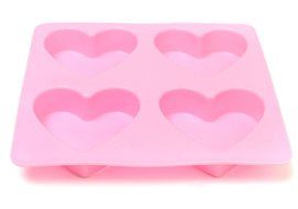 Heart Silicone Fondant Mold Cake Decorating Chocolate Baking Soap Ice Mould Tool N6