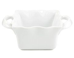 BIA Cordon Bleu Porcelain Wavy Square Baking Dish, 16 Ounce