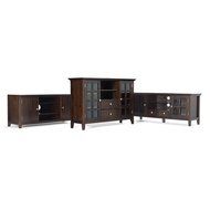 Simpli Home Acadian Tall TV Media Stand for TVs up to 60&quot;, Rich Tobacco Brown N6