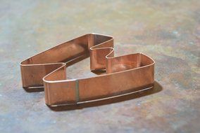 The Letter M Copper Alphabet Cookie Cutter N3