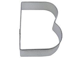 R&amp;M Letter B Cookie Cutter in Durable, Economical, Tinplated Steel