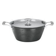 Mario Batali Pre-Seasoned Light Cast Iron 4-Quart Round Casserole by Dansk