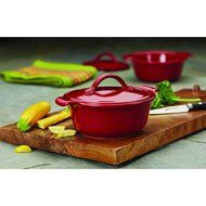 Anolon Vesta Stoneware Round Casserole, 18 oz, Baltic Blue N12