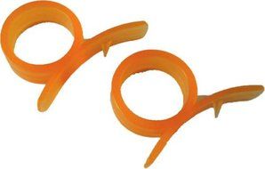 Orange Citrus Peelers (2- Pack) Lemon Lime Tangerine Grapefruit - Kitchen Gadget N3