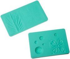 Wilton Gum Paste Flower Impression Mat Set 2 pc Cake fondant 409-2530