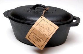Cast Iron Preseasoned Casserole with Lid