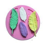 Everyshine New Kitchen Tools Feathers Shape Liquid Silicone Fondant Cake Decoration Mold Goose Feathers Baking... N2