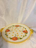 Temp-tations Figural Pumpkin Patch Bake &amp; Serve Tray and Cake Pan Only N2
