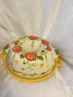 Temp-tations Figural Pumpkin Patch Bake &amp; Serve Tray and Cake Pan Only N4