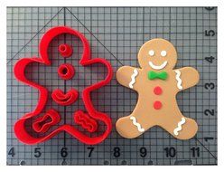 Gingerbread Man 102 Cookie Cutter Set Top Selling Item (4 inch)