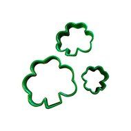 Amscan Shamrockin&#039; St. Patrick&#039;s Day Party Shamrock Plastic Cookie Cutters (3 Pack), Green N2