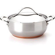 Anolon 75855 Nouvelle Copper Stainless Steel 4-quart Covered Chef Casserole