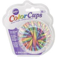 Wilton 415-2863 36 Count Multi- Candy Cane Baking Cups, Assorted