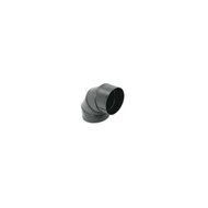 Copperfield 73535 5 Inch 24-ga Snap-Lock Black Stovepipe 90 Deg Sectioned Adjustable Elbow