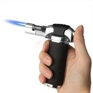 Kaimao Butane Torch Lighter , Culinary Torch Gas Refill Blowtorch with Safety Lock , Cigar Lighter , Windproof... N2