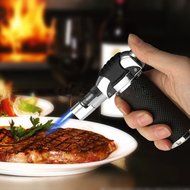 Kaimao Butane Torch Lighter , Culinary Torch Gas Refill Blowtorch with Safety Lock , Cigar Lighter , Windproof... N4