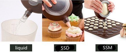 Macaron Baking Decorating Pastry Cream Cake Muffin Nozzle Set Silicone N4