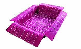 Chicago Metallic CMB038 Marshmallow Silicone Baking Mat with Cutting Gridlines, 9x13-Inch N2