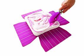 Chicago Metallic CMB038 Marshmallow Silicone Baking Mat with Cutting Gridlines, 9x13-Inch N4