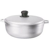 IMUSA 80506 Cast Aluminum Caldero Dutch Oven 6.9 Quart, #9, 30cm, Grey