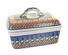 Polish Pottery Athena Butter Tub