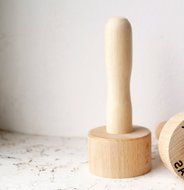 Christmas cookie stamp, embossing cookie stamp, embossing rolling pin alternative, cookie decorating stamp, wooden...