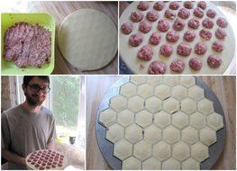 RAVIOLI MAKER &#1055;&#1045;&#1051;&#1068;&#1052;&#1045;&#1053;&#1053;&#1048;&#1062;&#1040; MEAT DUMPLINGS PELMENI KREPLACH PASTA FORM MOULD MOLD