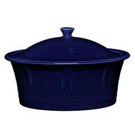 2.81 Qt. Round Covered Casserole Color: Cobalt