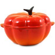 Le Creuset Enameled Cast-Iron 2-1/4-Quart Pumpkin Casserole, Flame