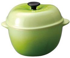 Le Creuset Stoneware 12-Ounce Petite Apple Casserole, Kiwi