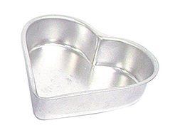 CybrTrayd R&amp;M Heart Pan, 4&quot;, Tin