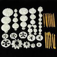 Cake &amp; Cookie Cutters 33Pcs Plastic Cookie Cutter Mold+14Pcs Cake Carving Tool Biscuit Fondant Cutter Cake Decorating... N2