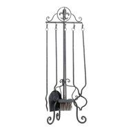Fleur-De-Lis Fireplace Tool Set Home Decor Home Decorative Items Accessories and Gifts