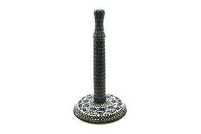 Polish Pottery Paper Towel Holder - Blue Chicory
