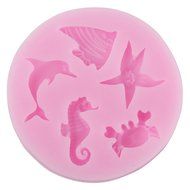 niceeshop(TM) Crown Shape Silicone Cake Molds Decoration Fondant Cookie Baking Mold ,Pink N4