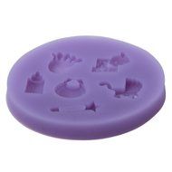 niceeshop(TM) Crown Shape Silicone Cake Molds Decoration Fondant Cookie Baking Mold ,Pink N9
