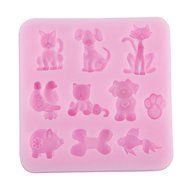 niceeshop(TM) Crown Shape Silicone Cake Molds Decoration Fondant Cookie Baking Mold ,Pink N14