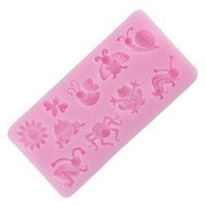 niceeshop(TM) Crown Shape Silicone Cake Molds Decoration Fondant Cookie Baking Mold ,Pink N18
